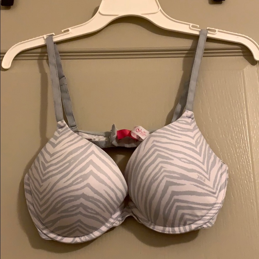 Zebra PINK Push Up Bra - Adjustable Straps
